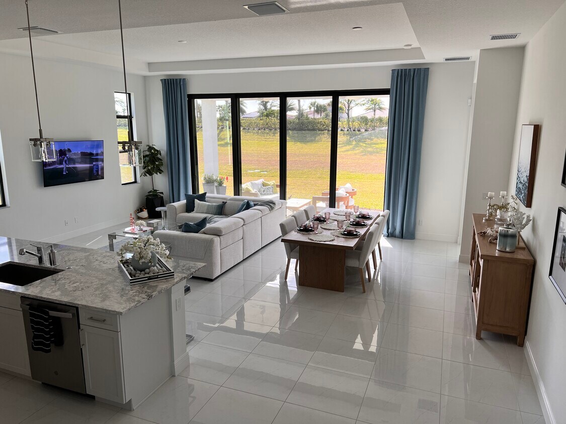 Our open living area with 12 foot tray ceilings and gorgeous view - 9096 SW Arco Way