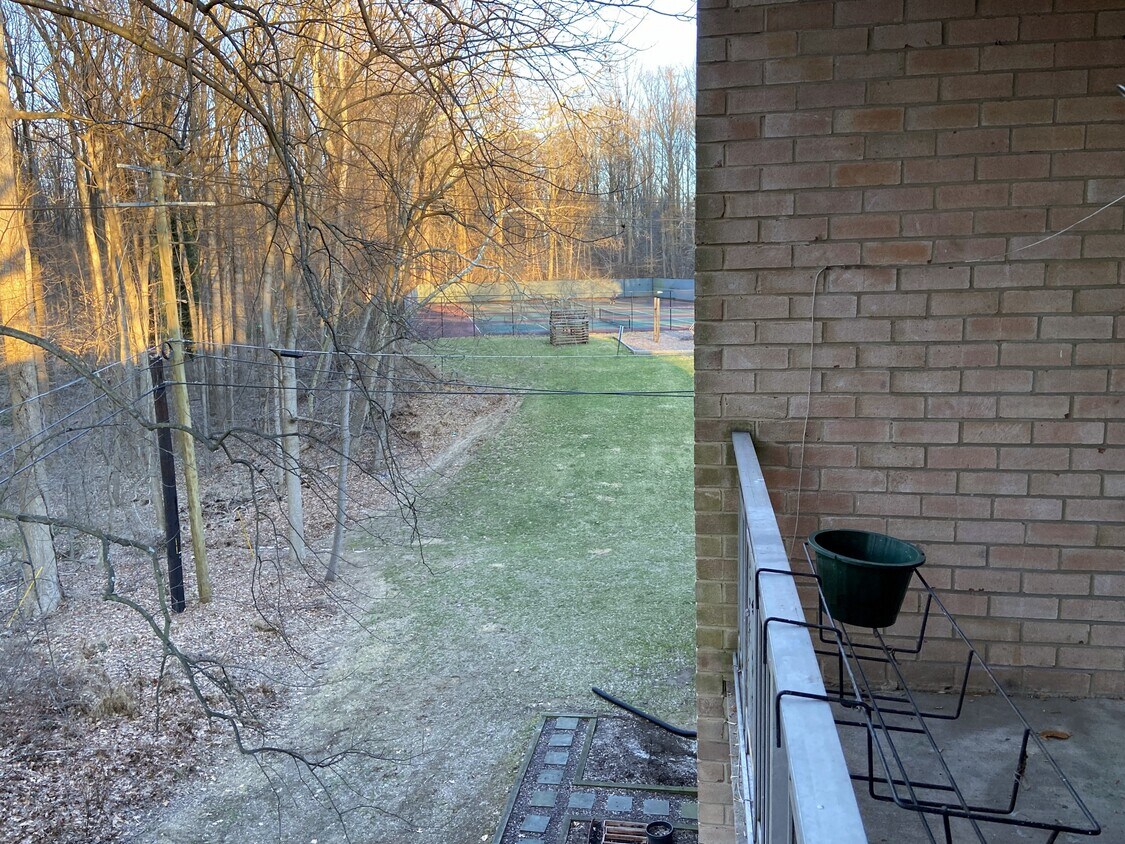 Tennis courts seen from balcony - 5101 Crossfield Ct