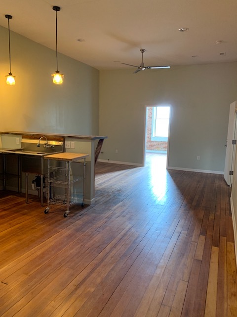 Stainless Kitchen and Living Area - 519 State St