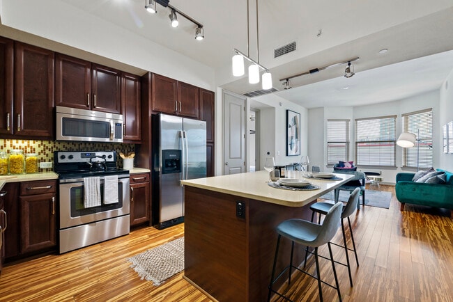 Model Living Area - Griffis Uptown