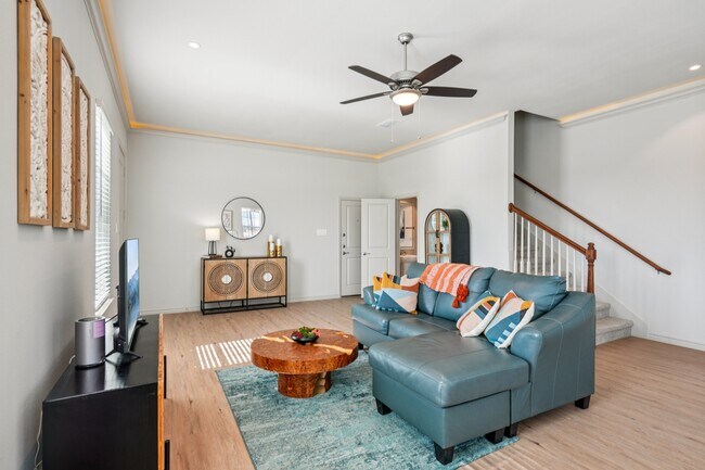 Sala de estar - The Reserve at Red Oak