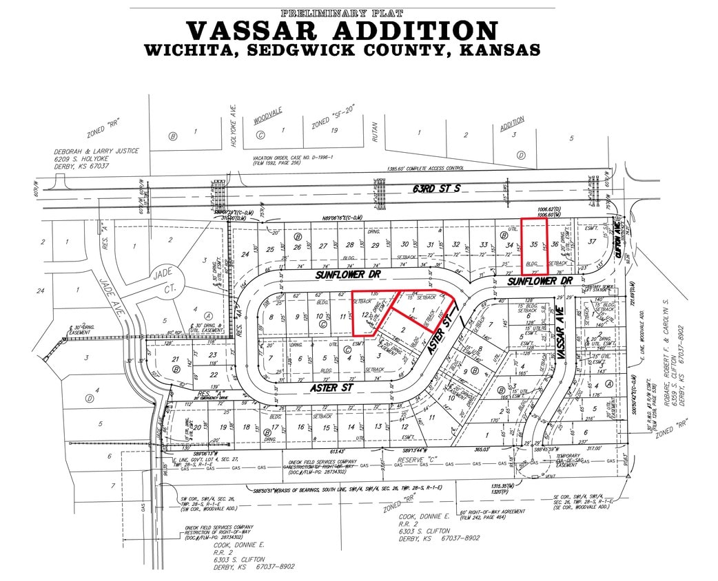 Plat Map - 3418-3420 E Aster St
