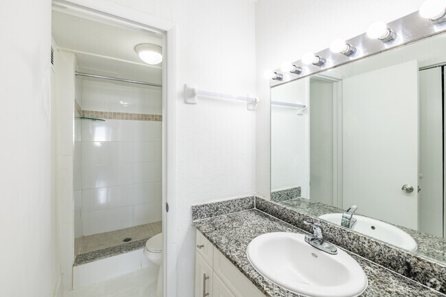 2 habitaciones, 2 baños - 1007 pies cuadrados - Baño principal - Suncoast Place Apartments