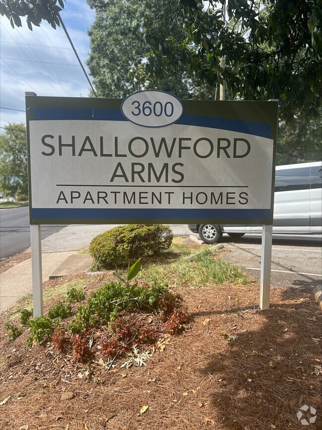 Property Sign - Shallowford Arms Apartments
