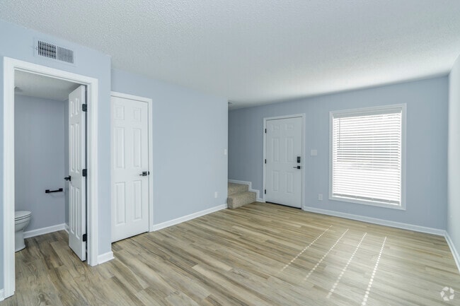 2BR, 1.5BA - 1,000SF - Living Room - The 28 at Mount Holly