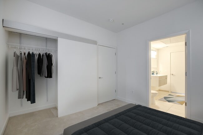 Two-bedroom bedroom (virtually staged) - 2255 Wisconsin