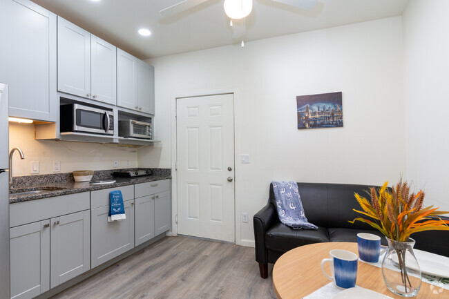 1BR, 1BA - 660SF -Kitchen - Sierra Vista Village