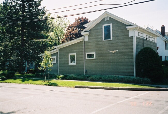 Side view of landscaped garden - 41 Evans St