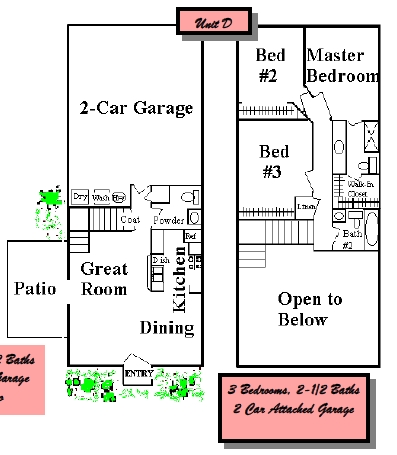 3BR/2.5BA - Shadow Ridge Townhomes