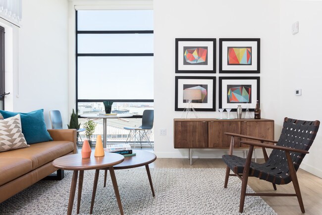 O M Dogpatch Apartments San Francisco Ca Living Area O M Dogpatch