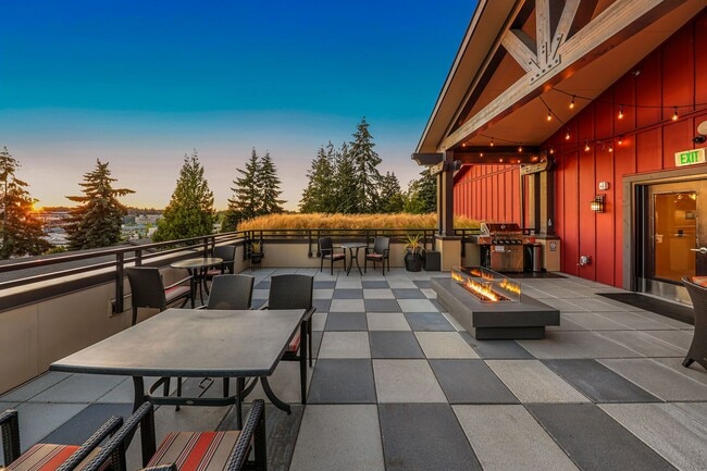 Interior Photo - CityScape: Newly Renovated Premier Location in Bellevue, Rooftop Entertainment Area