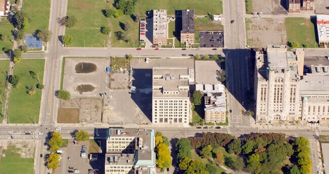 Aerial Photo - Temple Detroit