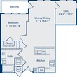 1 Bed 1 Bath Den A1CN