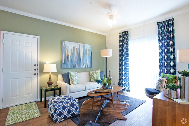 Living Room with large window - Indigo Pointe