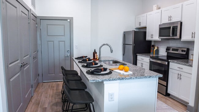 The Manchac: 1BR, 1BA- Kitchen - The Oaks at River Bend