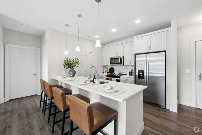 Apartamento en Fall Creek de 2 habitaciones y 2 baños - 1101 pies cuadrados - Cocina - River Place Flats
