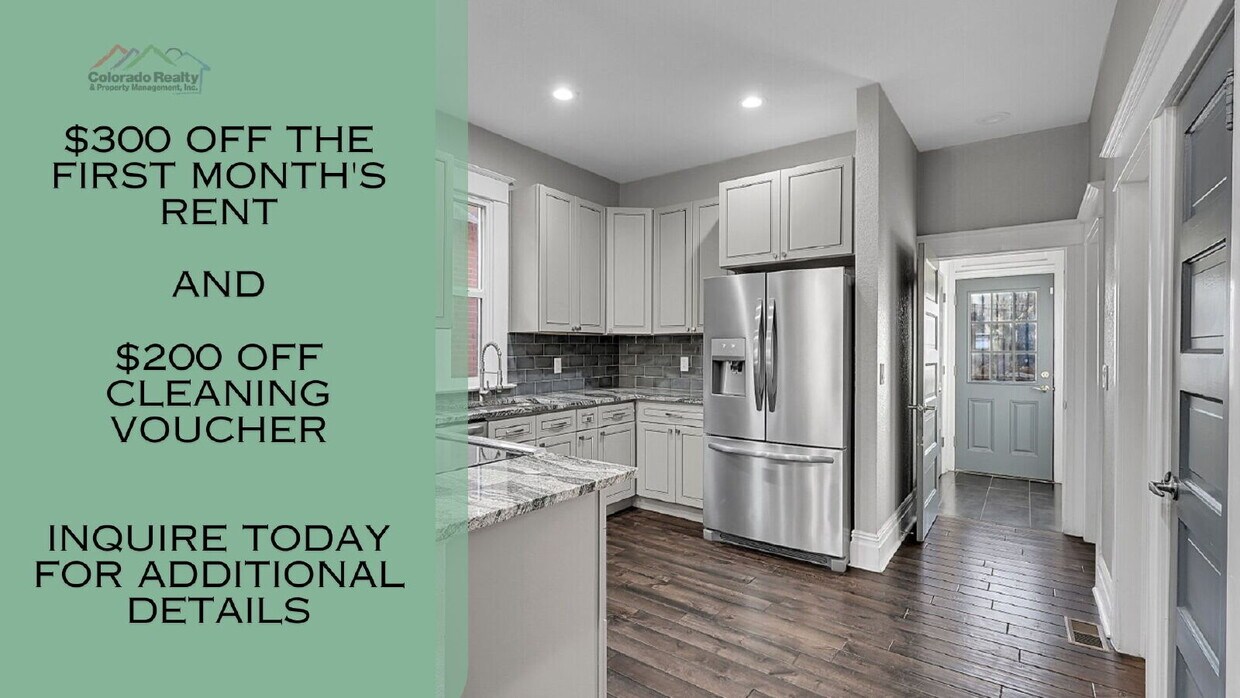 $3,040.95, $300 off the first month's rent, 4 Beds - 2 Bath, Single Family Home in Denver with Wa... - $3,140.95, $300 off the first month's rent, 4 Beds - 2 Bath, Single Family Home in Denver with Wa...