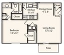 1 Bedroom 1 Bath