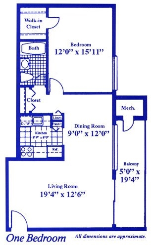 1 BR/1 BA - Landmark Terrace