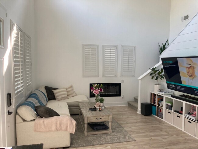 Living room with Electric Fire Place - 9 Adelfa St