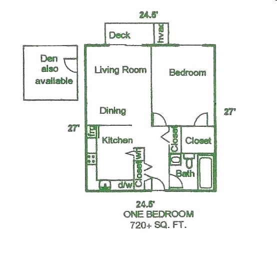 1BR/1BA - Hillcrest Park