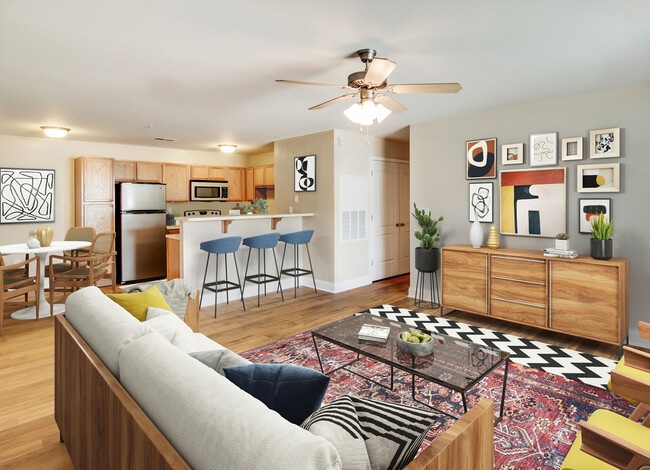 Experimente una vida de lujo con este espacio de concepto abierto bellamente diseñado. - West Pointe