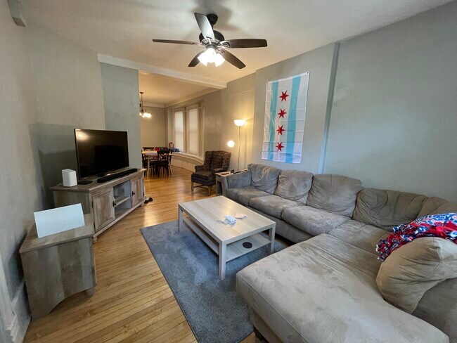 Living room to dining room - 859 W Lill Ave
