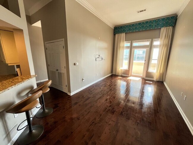 Living Room w/View of Balcony - 3334 Peachtree Rd NE