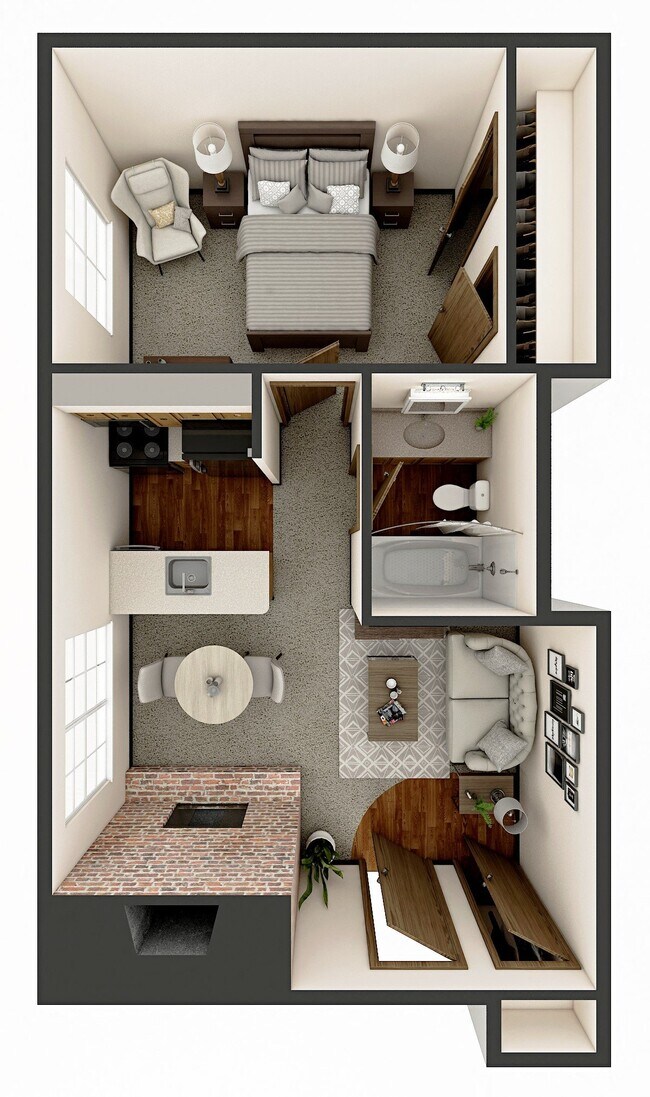 Brickstone At Woodlawn Apartments in Wichita, KS