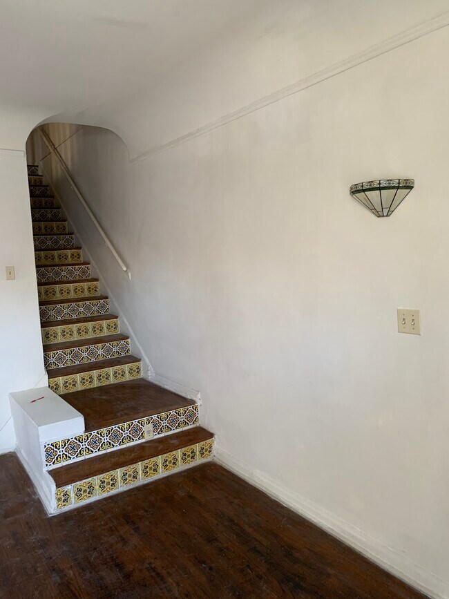 Townhouse Custom Tile Stairs - 822 S Curson Ave