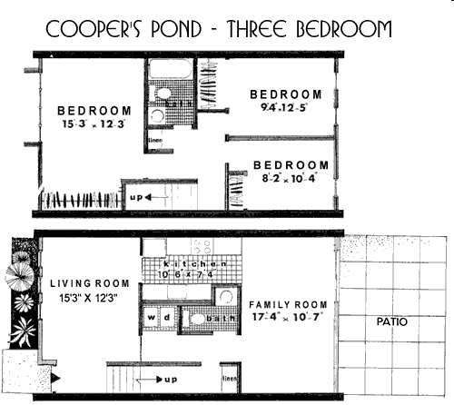 3BR/1.5BA - Cooper's Pond Townhomes