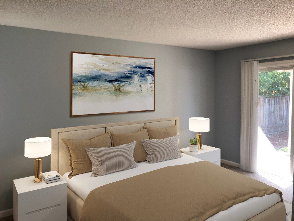 Master Bedroom (Staged) - 2927 Driftwood Dr