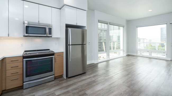 Kitchen and Living Room with Hard Surface Flooring - Mark on 8th