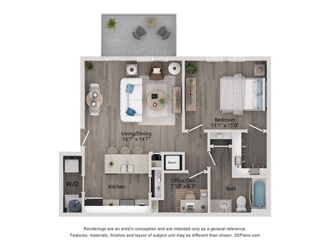 Interior Photo - Stone Creek Flats