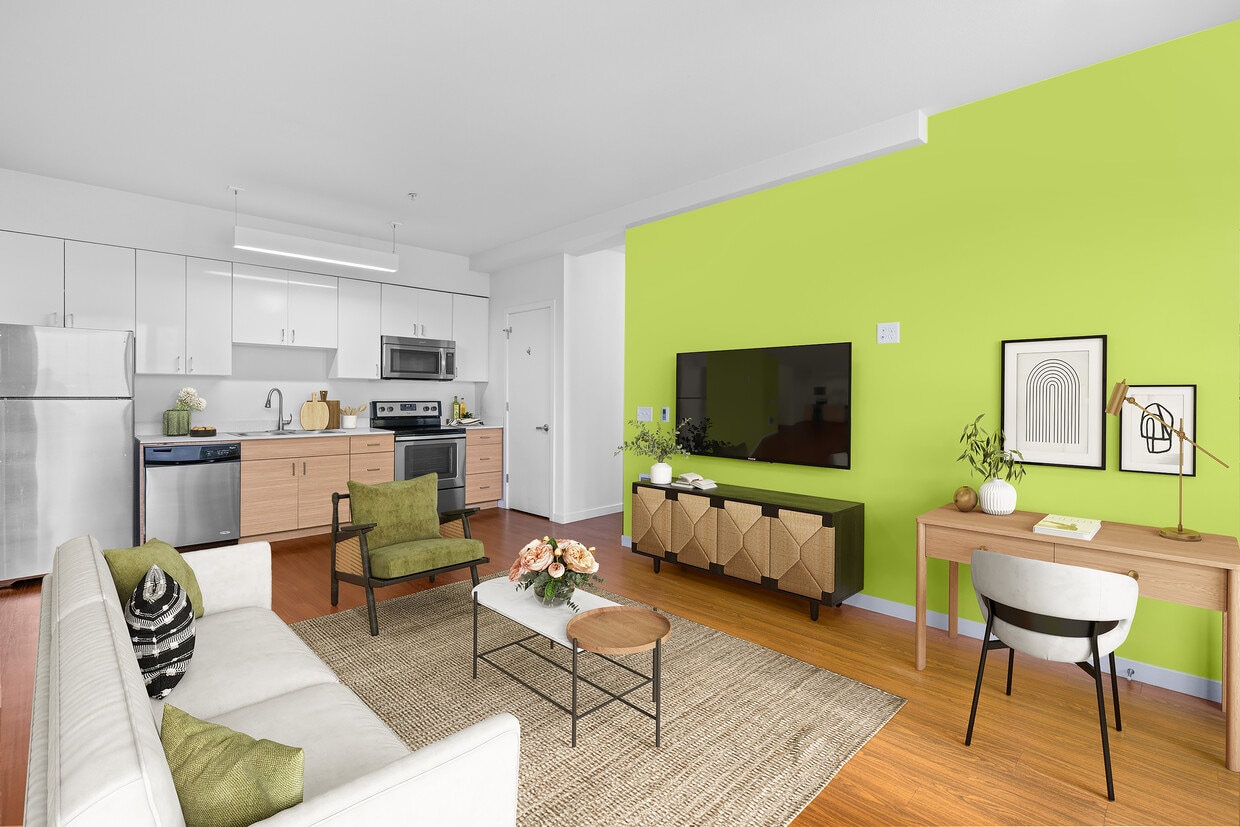 Living Space & Kitchen - The Andy