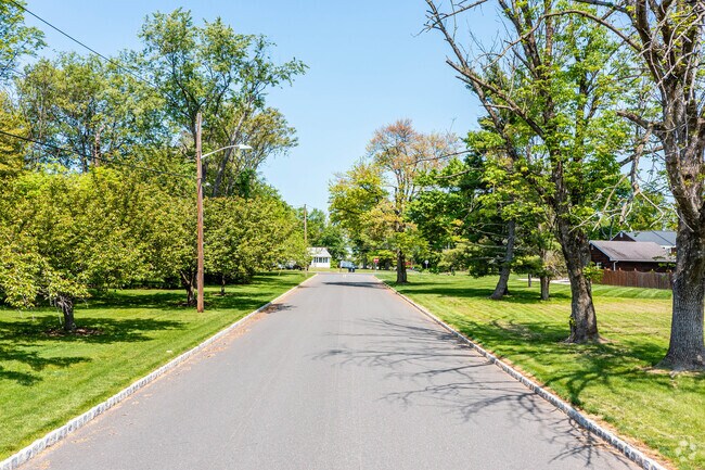 The streets of Piscataway, NJ are often tree-lined and peaceful.