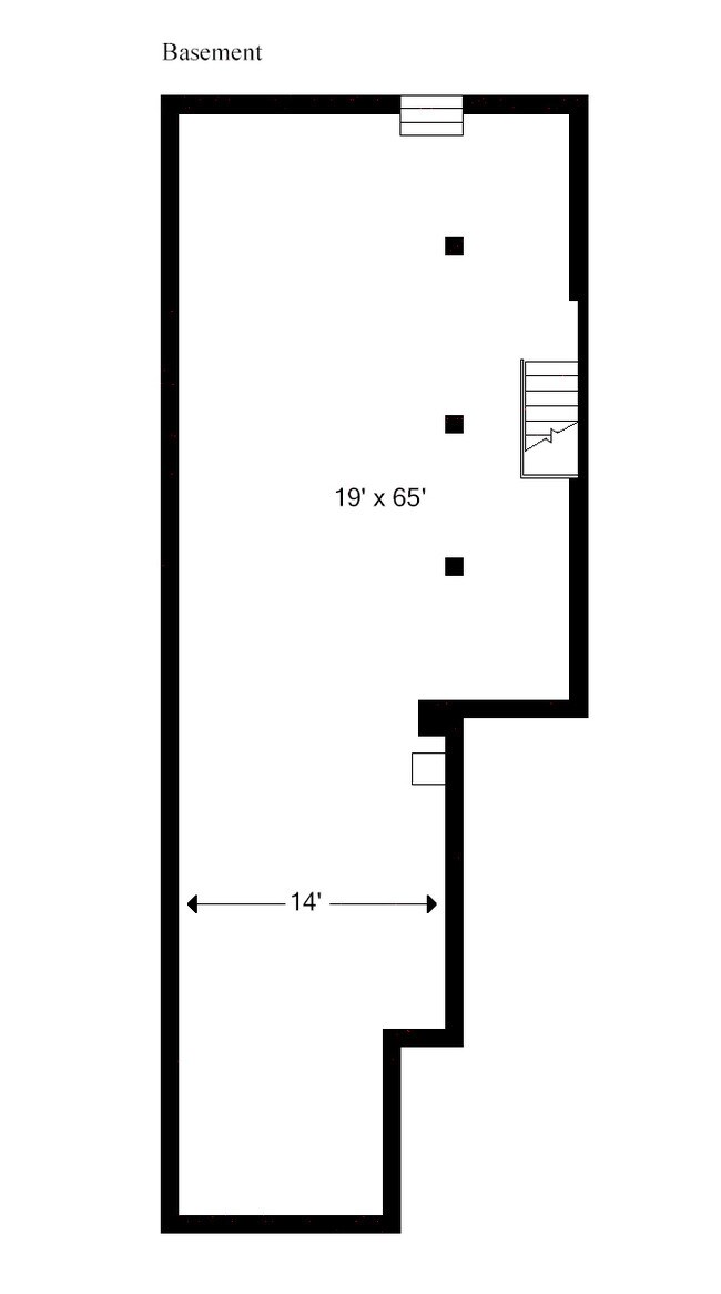 Sótano Plano de planta - 41 Grand St