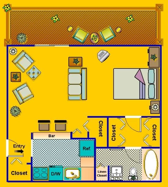 Foxes' Lair Apartments – Studio