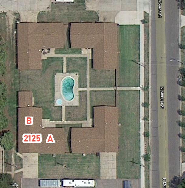 Areial Veiw - 2125 North Monroe