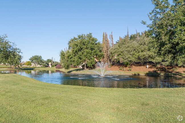 Several ponds line the community of Tuscan Lakes, Texas.