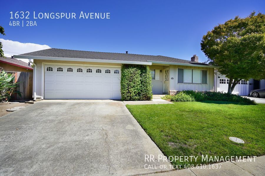 1632 Longspur Ave, Sunnyvale, CA 94087 House Rental in Sunnyvale, CA