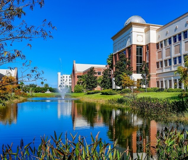 The Olin Physical Sciences Center is home to a research telescope and a geospace laboratory