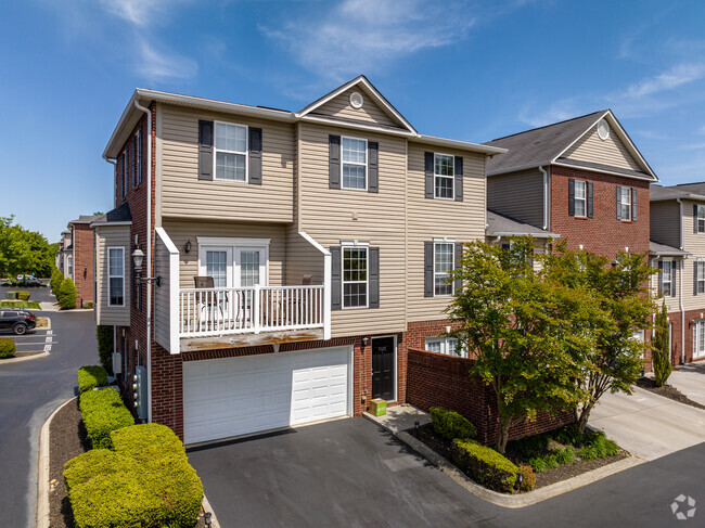 Attached 2-Car Garages, as shown on a Lincoln floorplan. - The Villas of Emerald Woods