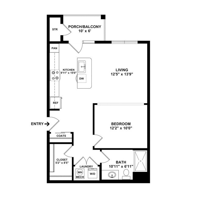 Plano de planta - The Foundry at Heartland Crossing