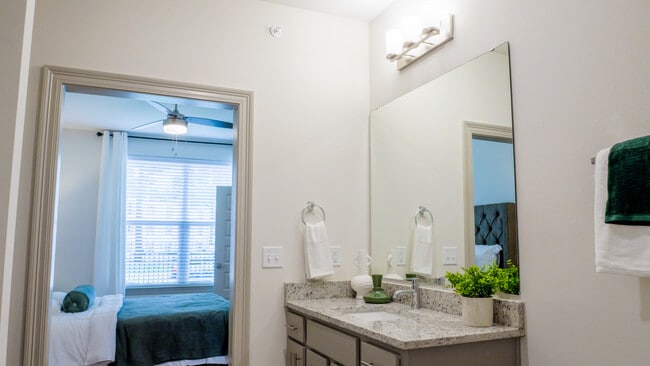 The Opal: 1BR, 1BA- Primary Bathroom - The Waters at Bluebonnet