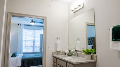 The Opal: 1BR, 1BA- Primary Bathroom - The Waters at Bluebonnet