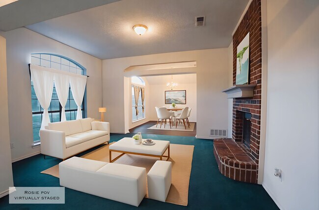 Formal Living Room w Staged Furniture - 10319 Little Valley Rd