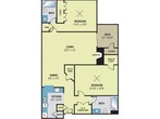 2 Bed/2 Bath 1,137 Square Feet