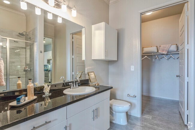 2BR, 2BA - 994 SF B2 - Bathroom - McKinney Square Apartments