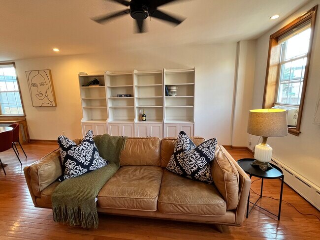 4 Bookcases with concealed cabinet space provides ample storage. - 1214 Moore St